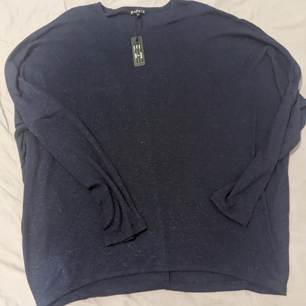 Paniz Dolman Style Sweater Size S RUNS BIG like Large